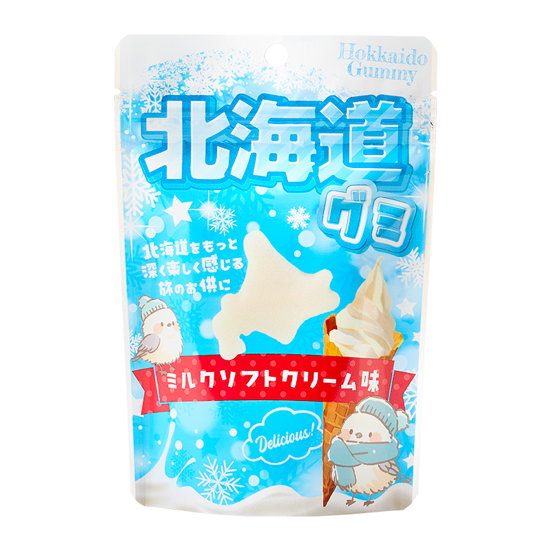 北海道グミ ミルクソフトクリーム味