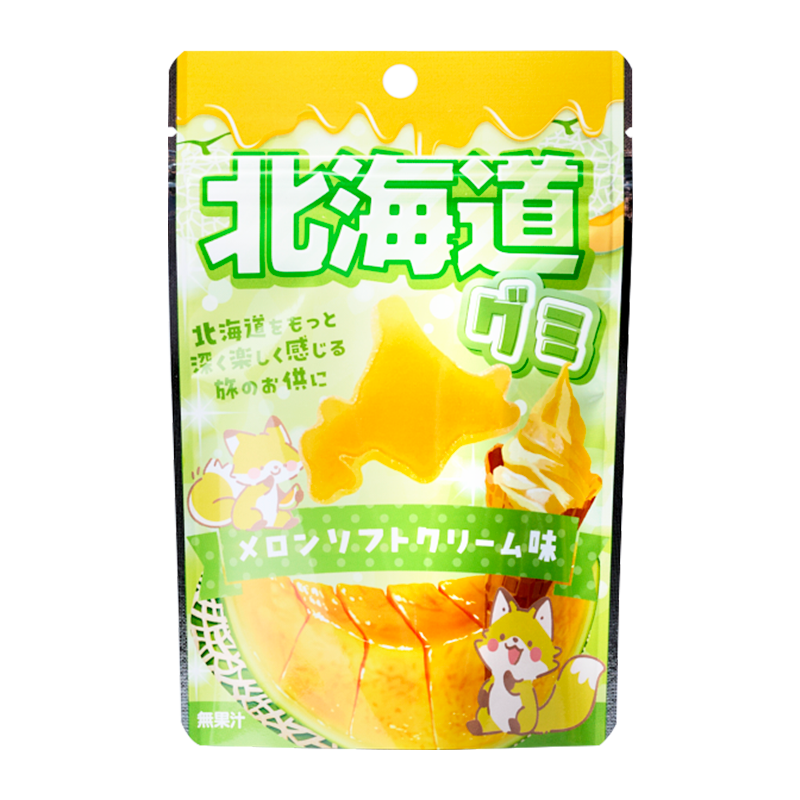 北海道グミ メロンソフトクリーム味