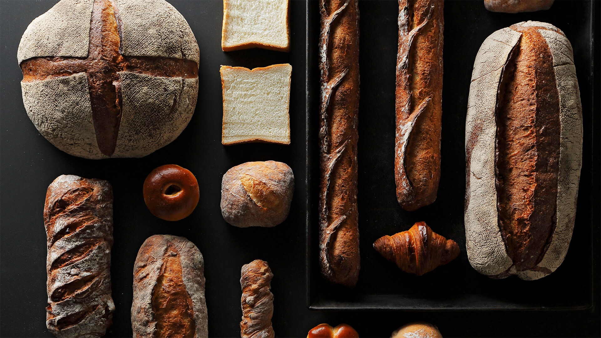 boulangerie coron のパンの数々